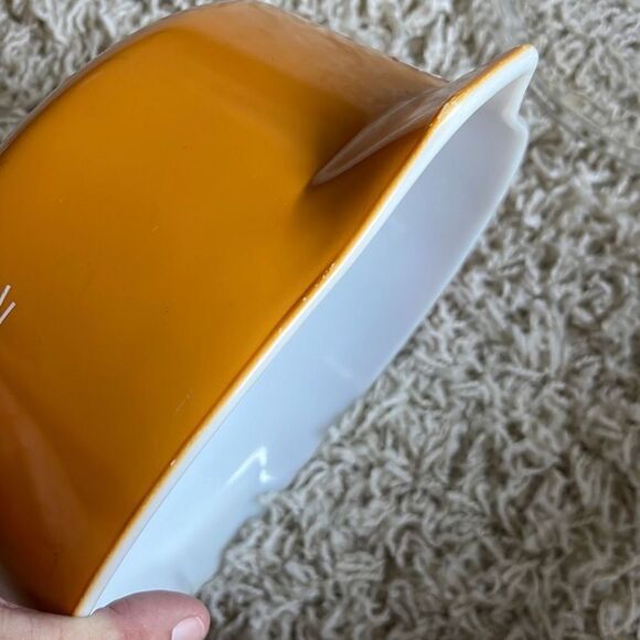 Vintage Pyrex Butterfly Gold 475-B Casserole Bowl with Lid 2.5 L - Picture 12 of 16